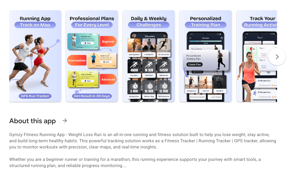 GPS Running - Weight Loss App
