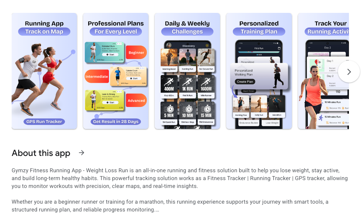 GPS Running - Weight Loss App