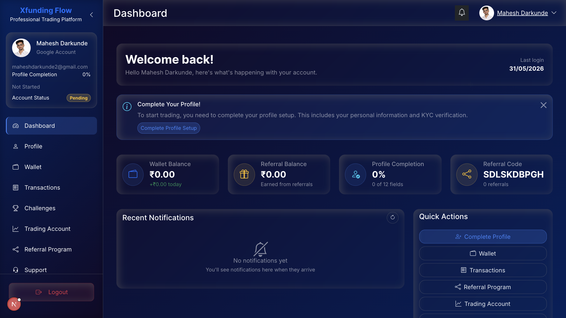 X Funding Flow Web 3
